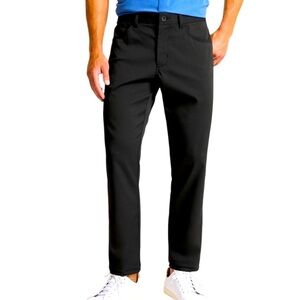 NWT Tommy Bahama Island Zone performance flat front black pants size 52 x 30